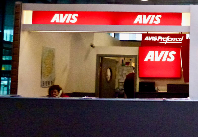 Avis Car Hire Desk Shannon Airport