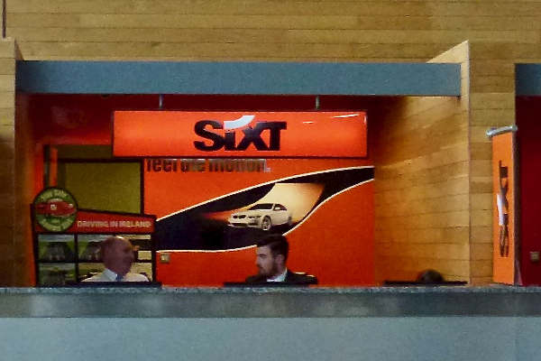 Sixt Car Hire Desk Cork Airport